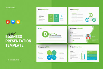 Digital Business Presentation Template
