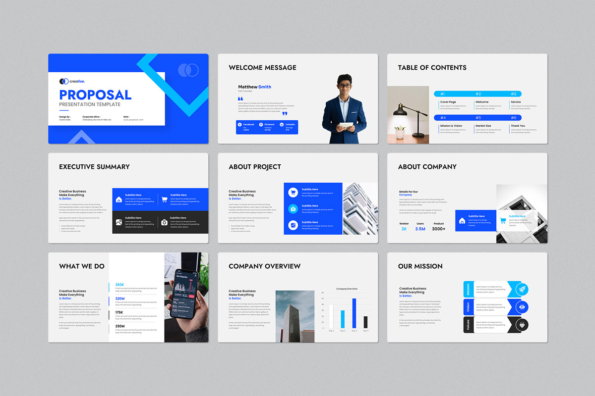 Proposal Slide Example Powerpoint Business Proposal PowerPoint Template | Nulivo Market