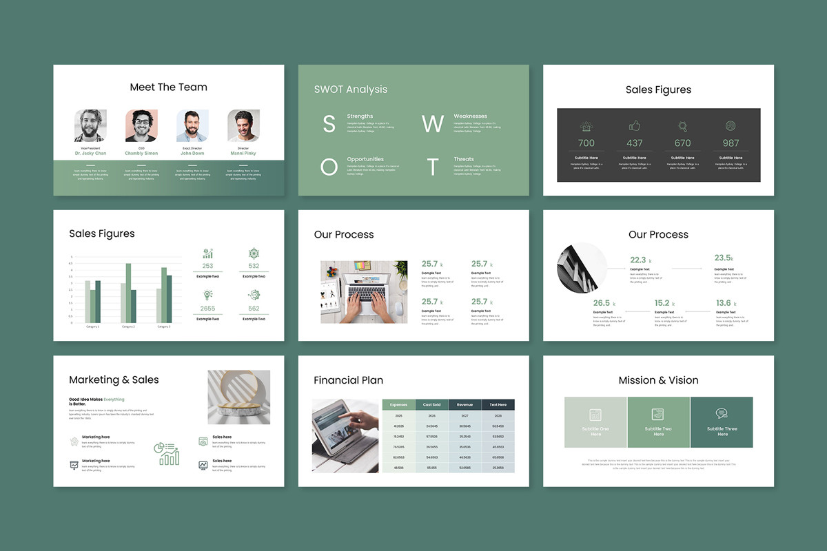 Investor Pitch Deck Keynote Template | Nulivo Market