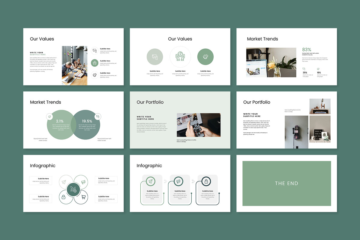 Investor Pitch Deck Keynote Template | Nulivo Market