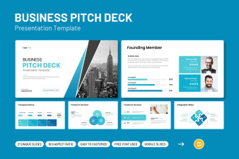Minimal Pitch-Deck Google Slides Template