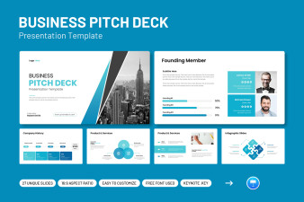 Minimal Pitch-Deck Keynote Template
