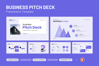 Business Pitch Deck PowerPoint Presentation Template