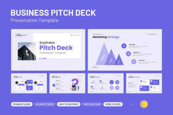 Business Pitch Deck Google Slides Presentation Template