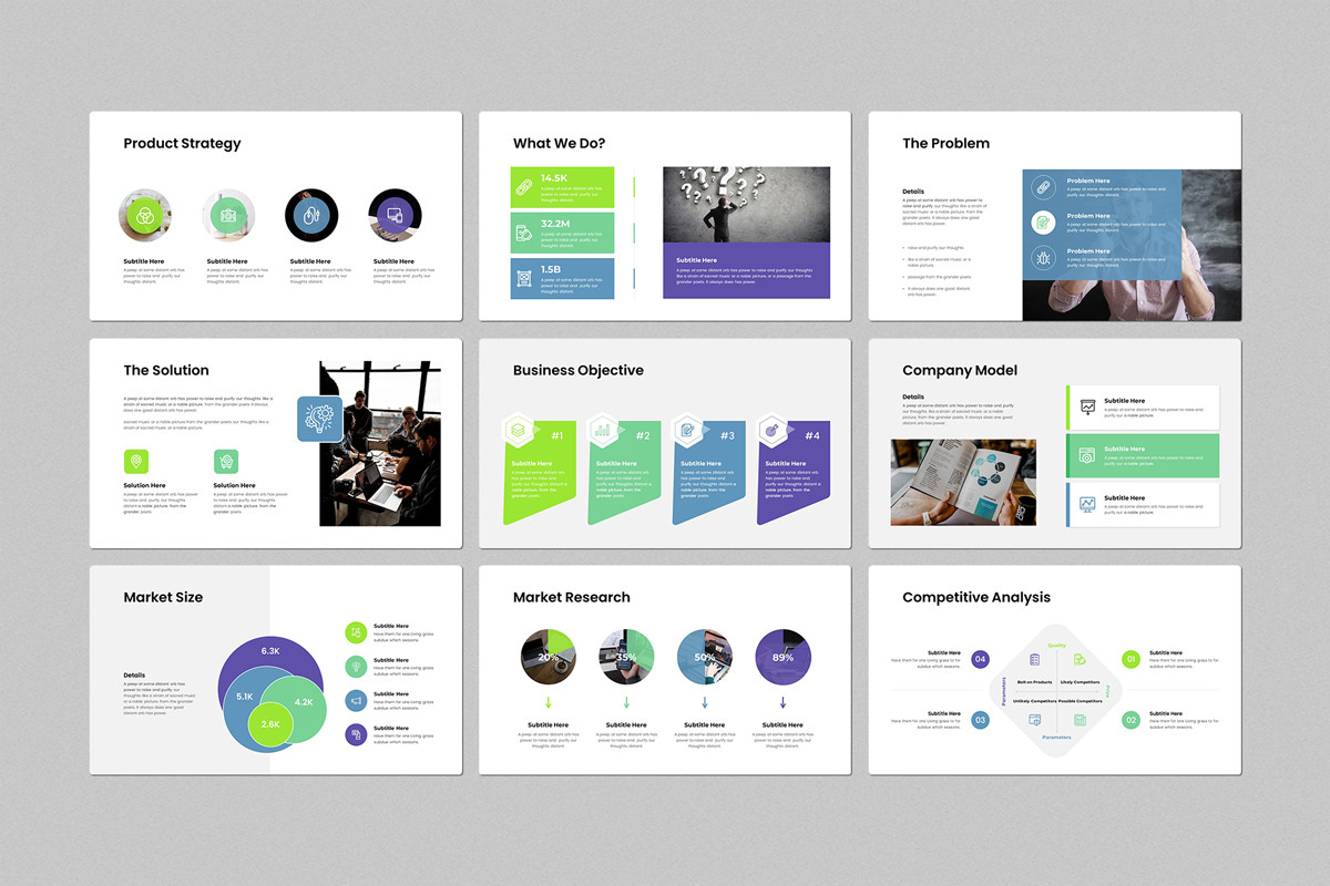 Project Proposal PowerPoint Presentation Template Nulivo Market