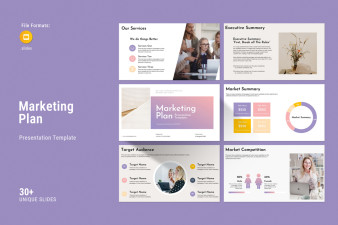 Marketing Plan Google Slides Presentation Template
