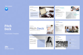 Pitch Deck Keynote Presentation Template