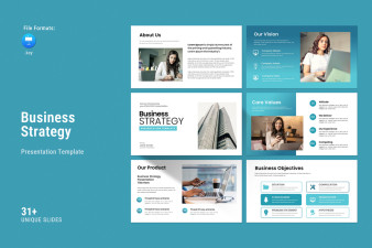 Business Strategy Keynote Presentation Template