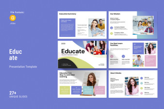 Educate Google Slides Presentation Template