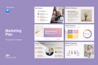 Marketing Plan Keynote Presentation Template