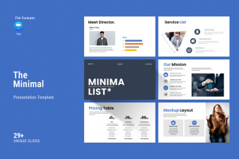 Minimalist Keynote Presentation Template