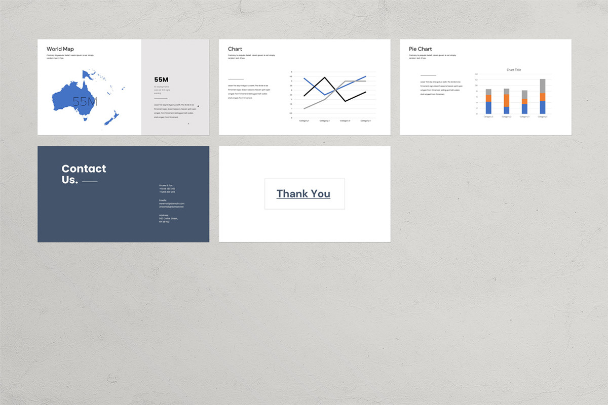 Minimal Google Slides Presentation Template | Nulivo Market