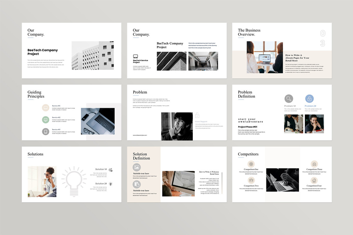 Business Strategy Google Slides Presentation Template | Nulivo Market