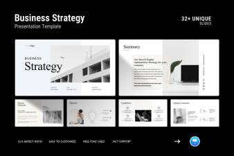 Business Strategy Keynote Presentation Template