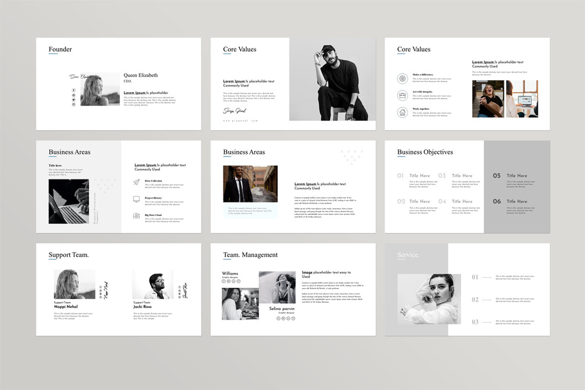 Project Proposal Google Slides Presentation Template | Nulivo Market