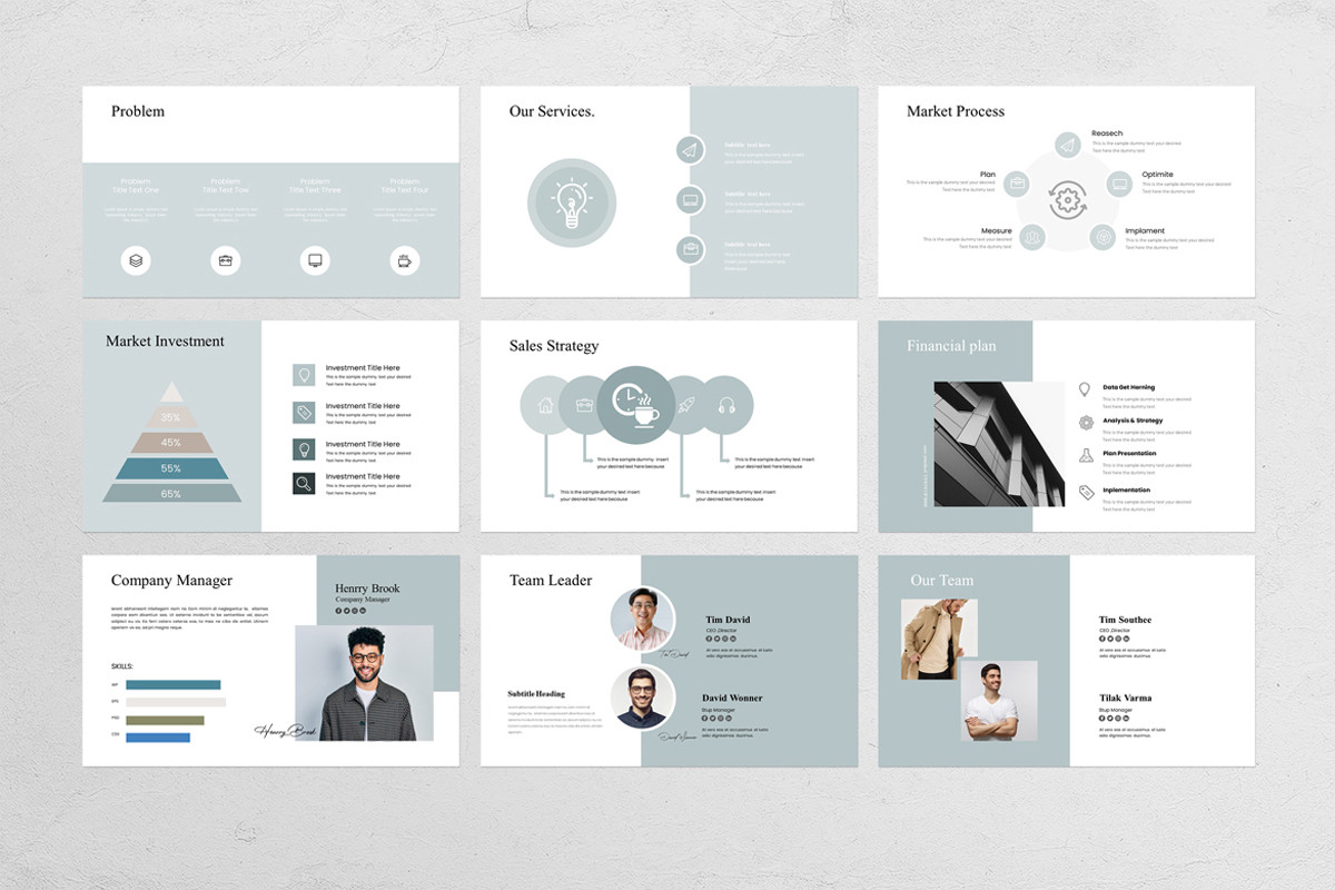 Project Proposal Google Slides Presentation Template | Nulivo Market