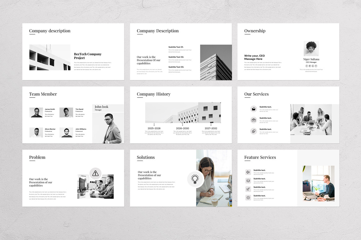 Pitch Deck Google Slides Presentation Template | Nulivo Market