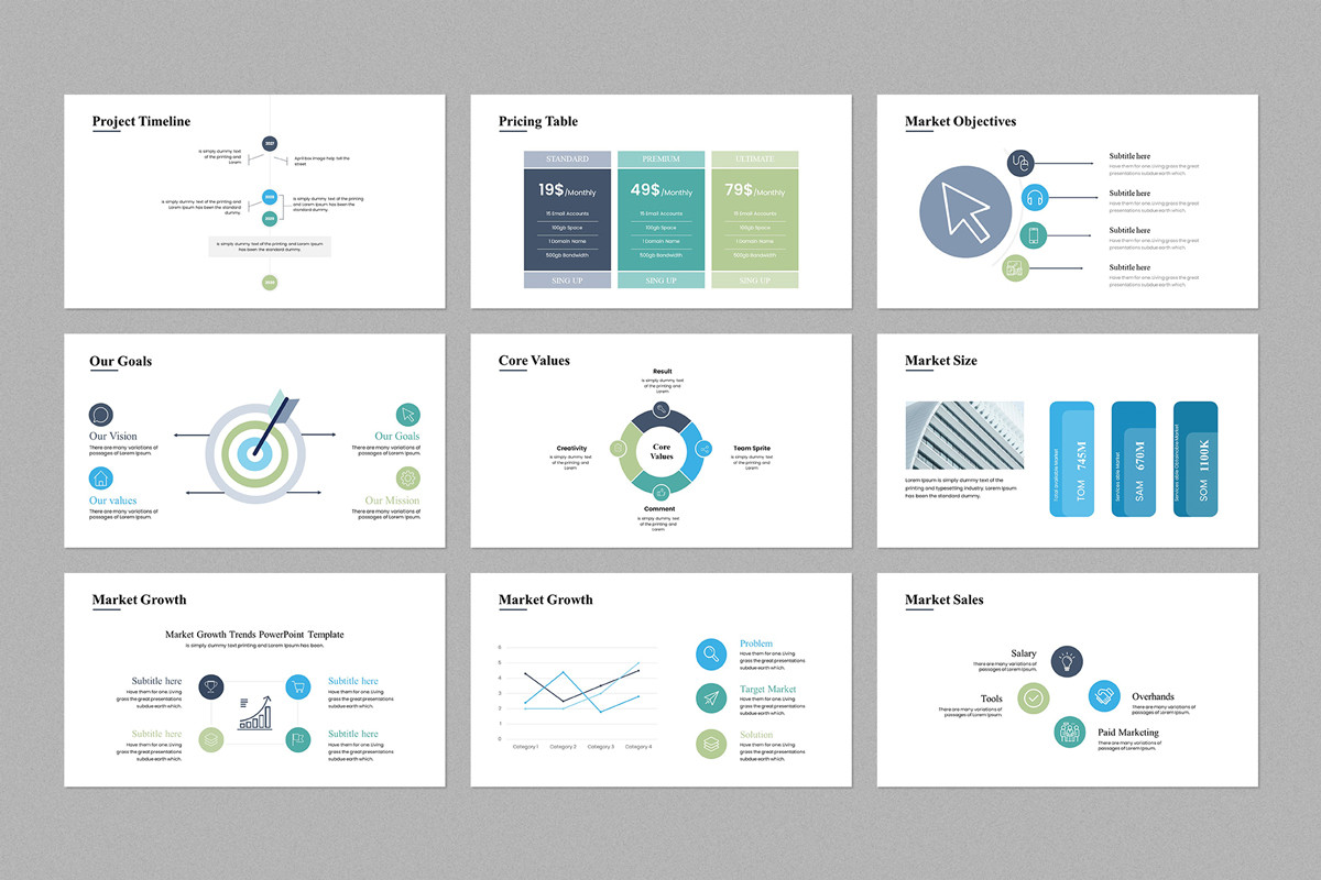 Pitch Deck Google Slides Presentation Template | Nulivo Market