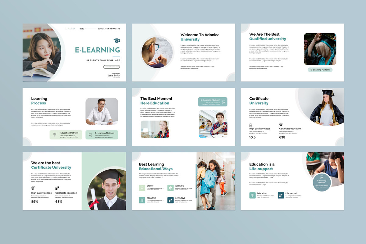 Education Google Slides Presentation Template | Nulivo Market