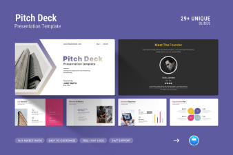 Pitch Deck Keynote Presentation Template
