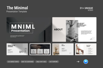 Minimalist Keynote Presentation Template