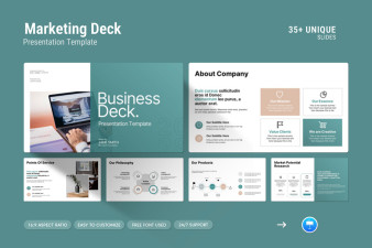 Markeing Deck Keynote Presentation Template