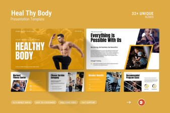 Healthy Body PowerPoint Presentation Template