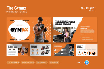 Gymax Keynote Presentation Template