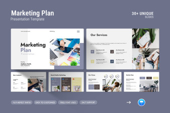 Marketing Plan Keynote Presentation Template