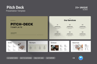 Pitch Deck Keynote Presentation Template