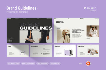 Brand Guideline PowerPoint Presentation Template