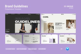 Brand Guideline Keynote Presentation Template
