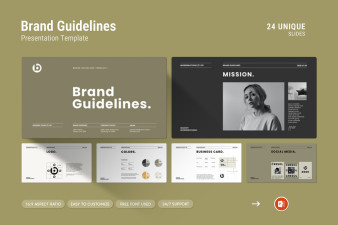 Brand Guideline PowerPoint Presentation Template
