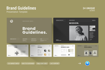 Brand Guideline Keynote Presentation Template
