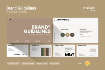 Brand Guideline Google Slides Presentation Template