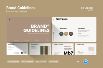 Brand Guideline Keynote Presentation Template