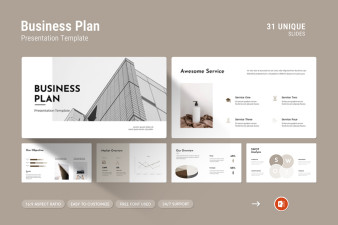 Business Plan Powerpont Presentaiton Template