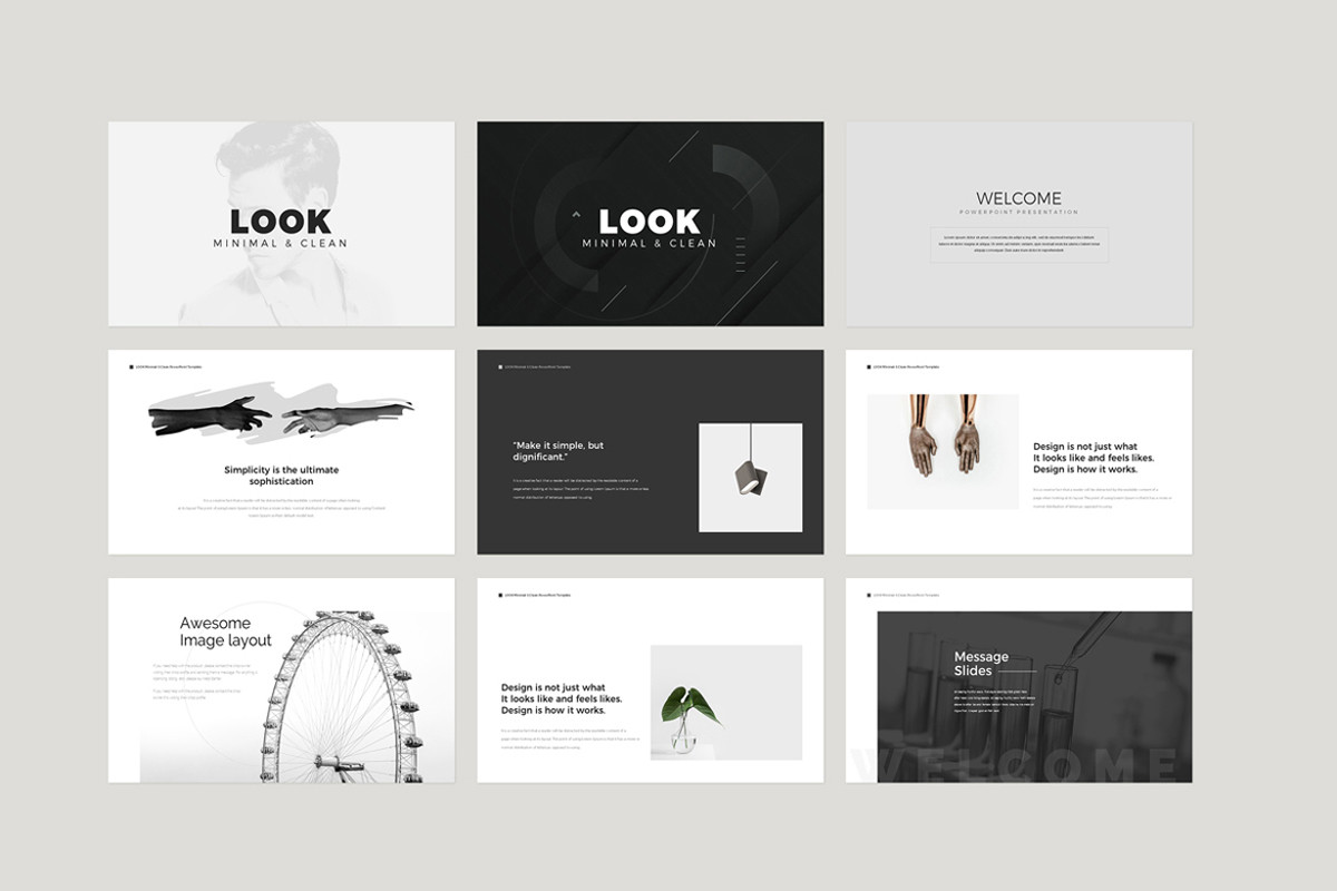 Slide Minimal Minimal Google Slides Presentation Template | Nulivo Market