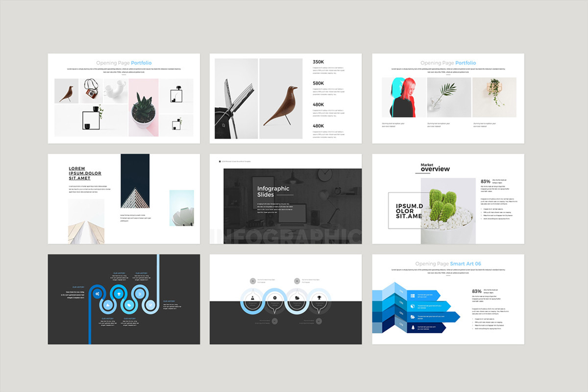 Minimal Google Slides Presentation Template Nulivo Market