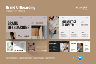 Brand Offboarding Keynote Presentation Template
