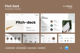 Pitch Deck Keynote Presentation Template