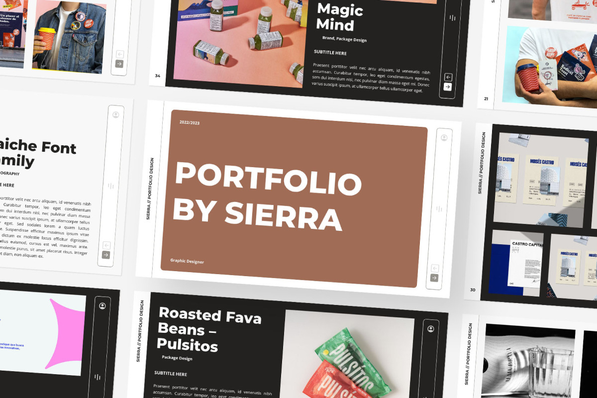 SIERRA Portfolio Google Slides Template | Nulivo Market