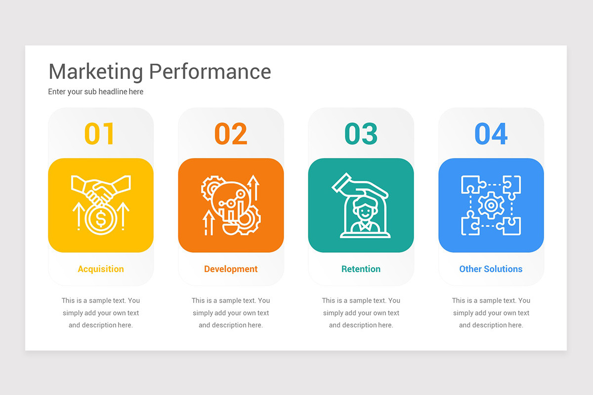 Creative Performance Slide Example Performance Marketing Google Slides Template | Nulivo Market