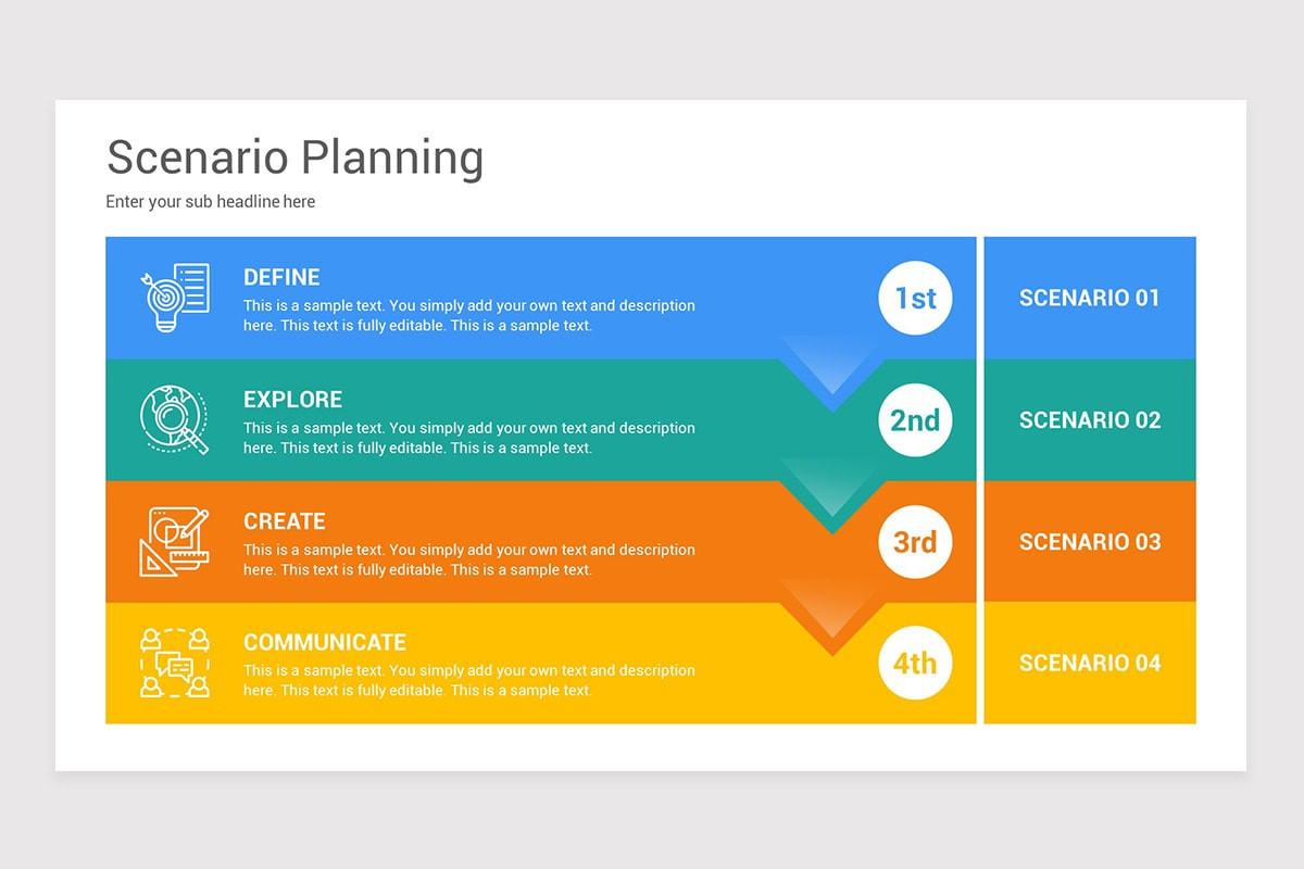 Scenario Planning Google Slide Template Models | Nulivo Market