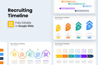 Recruiting Timeline Google Slide Template
