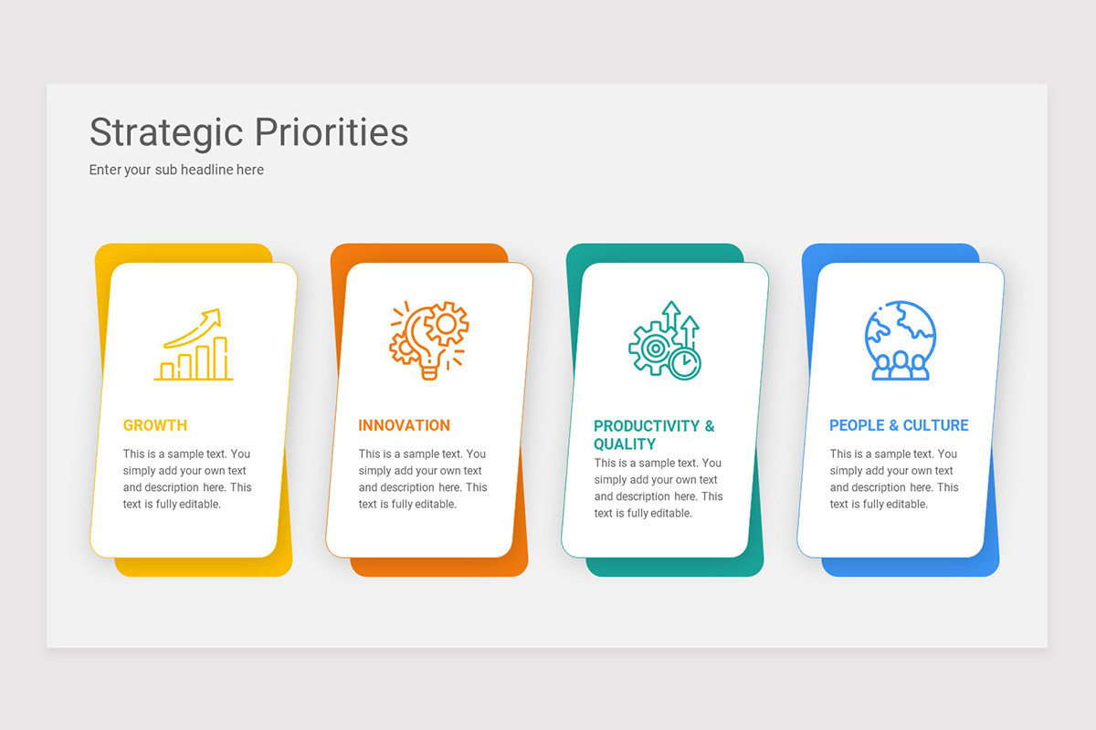 Strategic Priorities Google Slide Template | Nulivo Market