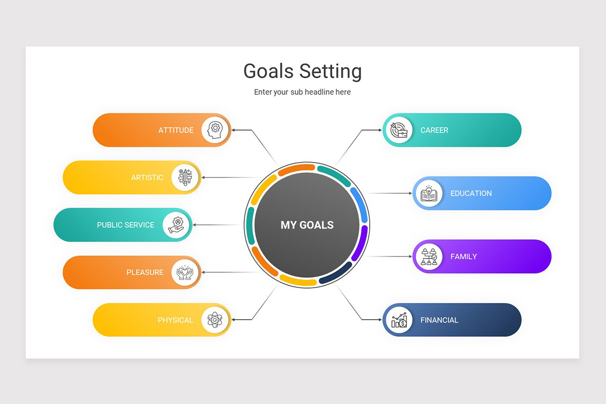 Resolution Goals Powerpoint Background Goals Setting PowerPoint Template | Nulivo Market
