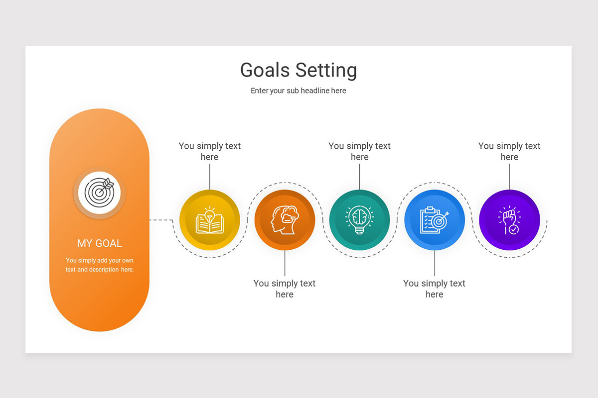 Goals Setting PowerPoint Template | Nulivo Market