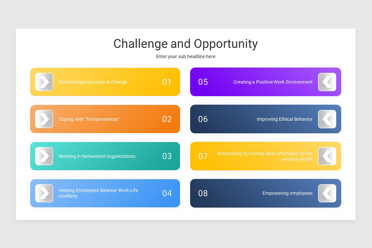 Challenge and Opportunity PowerPoint Template | Nulivo Market