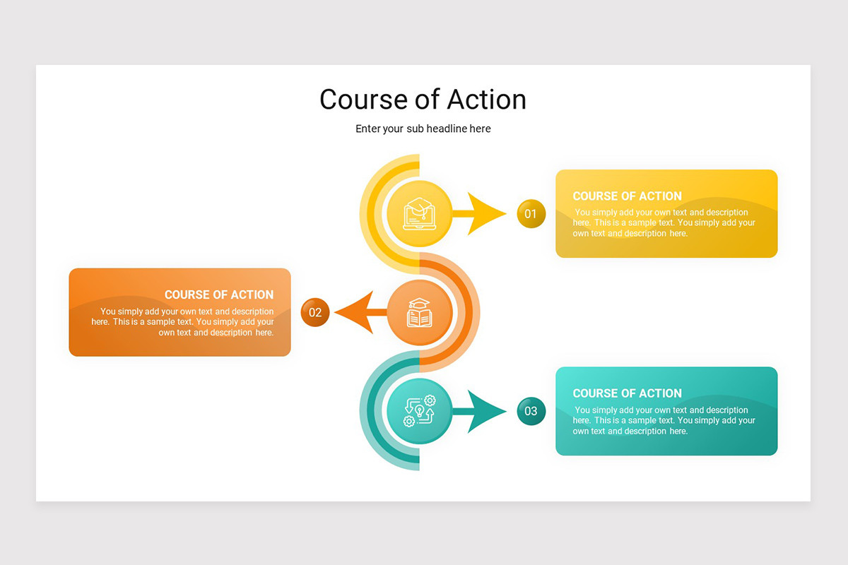 Course of Action PowerPoint Presentation Template | Nulivo Market